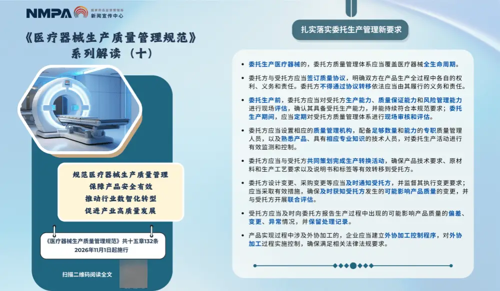 《醫療器械生產質量管理規范》系列解讀（十）